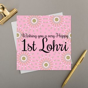 x6 FOR HER 1ST LOHRI CARD | FIREWORKS