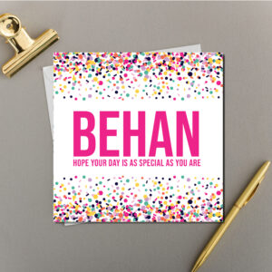 x6 Special Behan (Sister) | The Confetti Collection