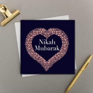 x6 NIKAH MUBARAK GOLD GlTTER PRINTED WREATH PACK PRICE