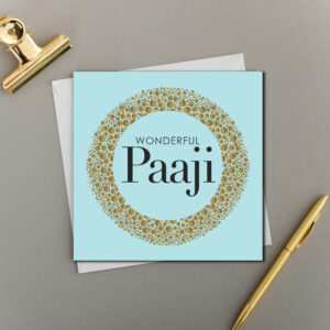 x6 WONDERFUL PAAJI | GLITTER WREATH | IDEAL FOR RAKHI AND BIRTHDAYS